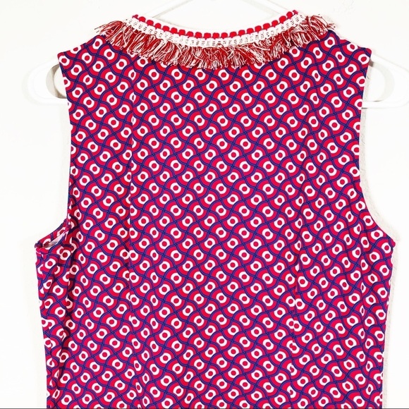 🔥SALE🔥 J McLaughlin sleeveless Lola geometric print dress Medium NWOT - Picture 7 of 10